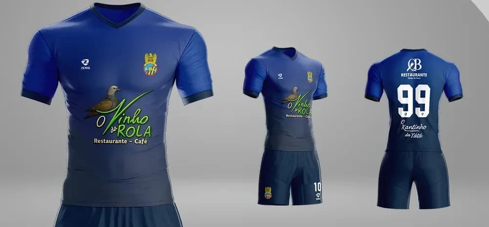 Equipamento azul-marinho